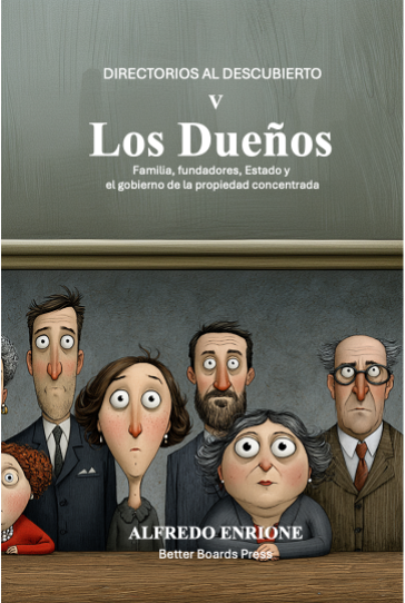 Portada de Los dueños, volumen V de Directorios al Descubierto